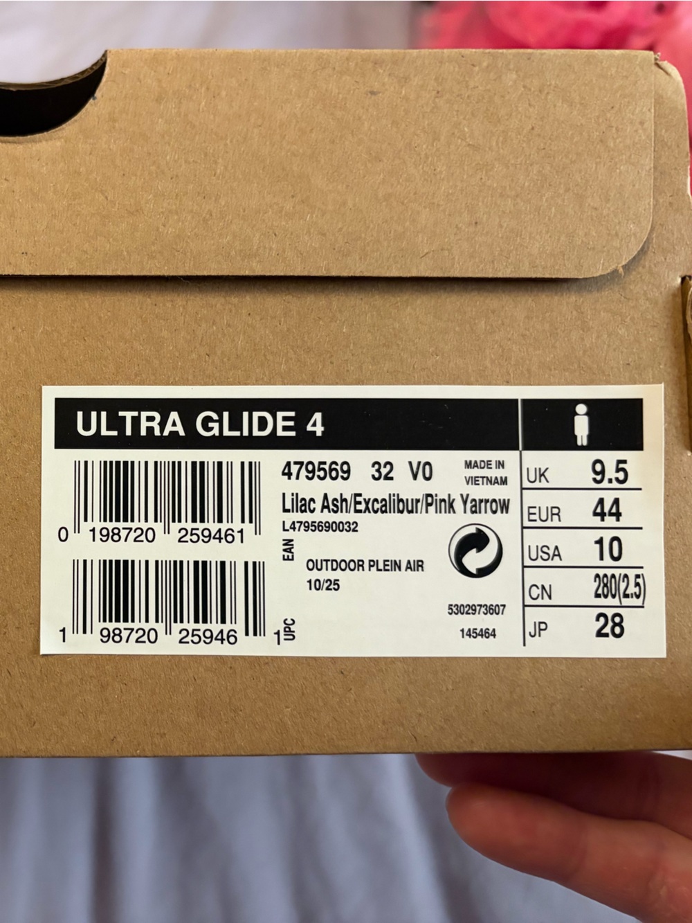 Salomon Ultra Glide 4 Lilac Ash / Excalibur / Pink Yarrow Athletic Shoes
